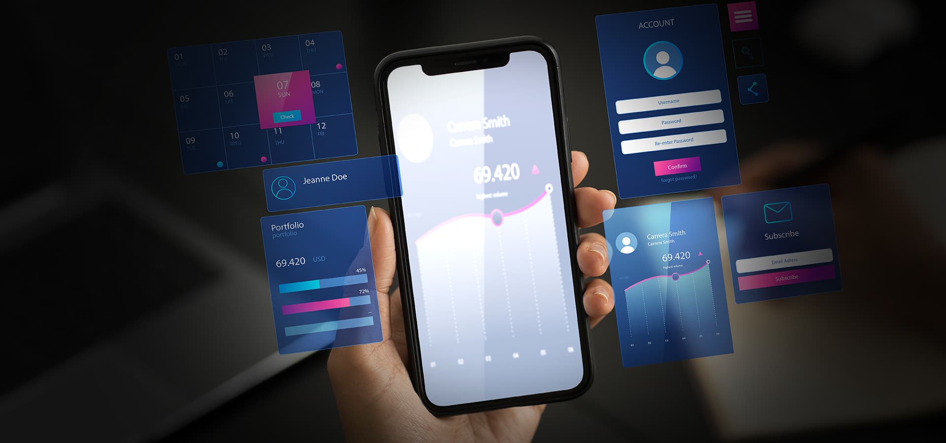 Flutter App Development Background